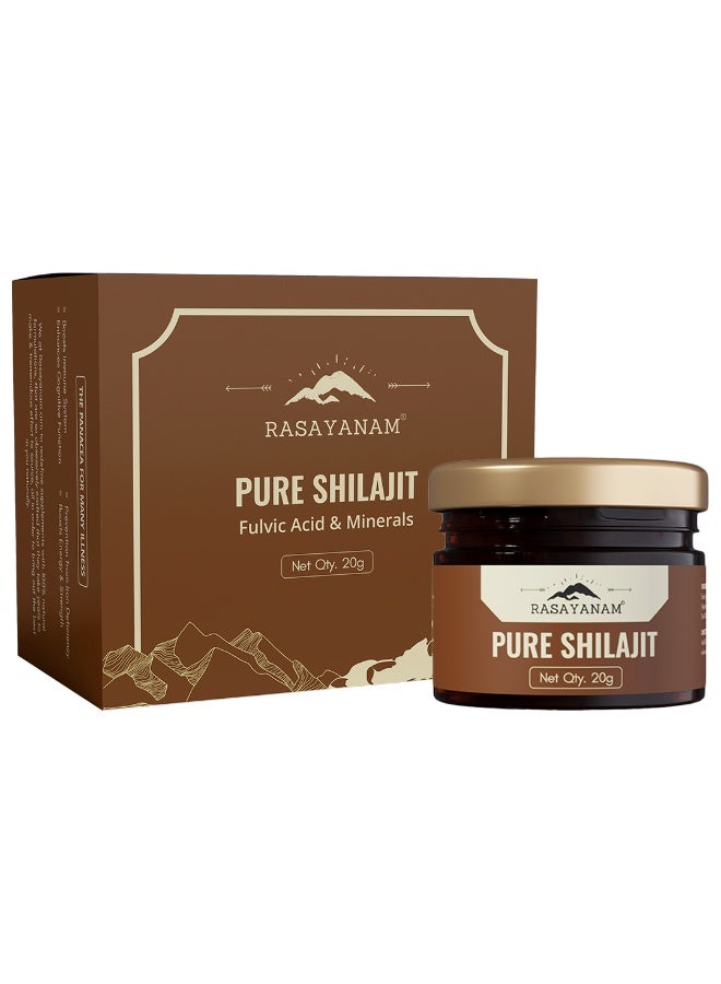 راسايانام راساينام شيلاجيت الهيمالايا الأصلي النقي - 20 جم - Image 1